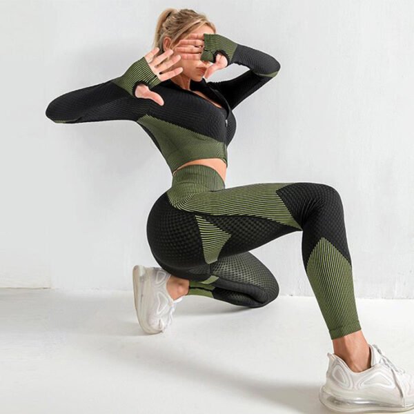 3PCS Yoga/Gym/ Womens Outfits Tracksuit