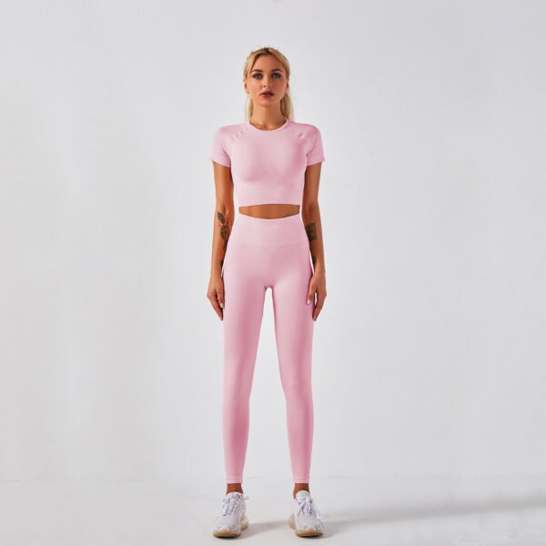 Women fitness active gym seamless botee Yoga Set