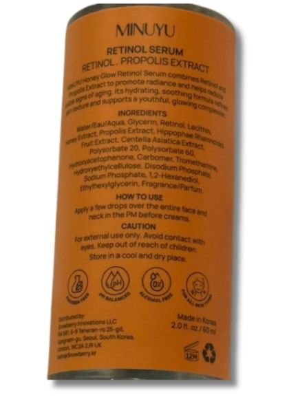Honey Glow Serum Trio . (Vitamin C-Retinol Serum-Niacinamide)
