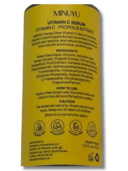 Honey Glow Serum Trio . (Vitamin C-Retinol Serum-Niacinamide)