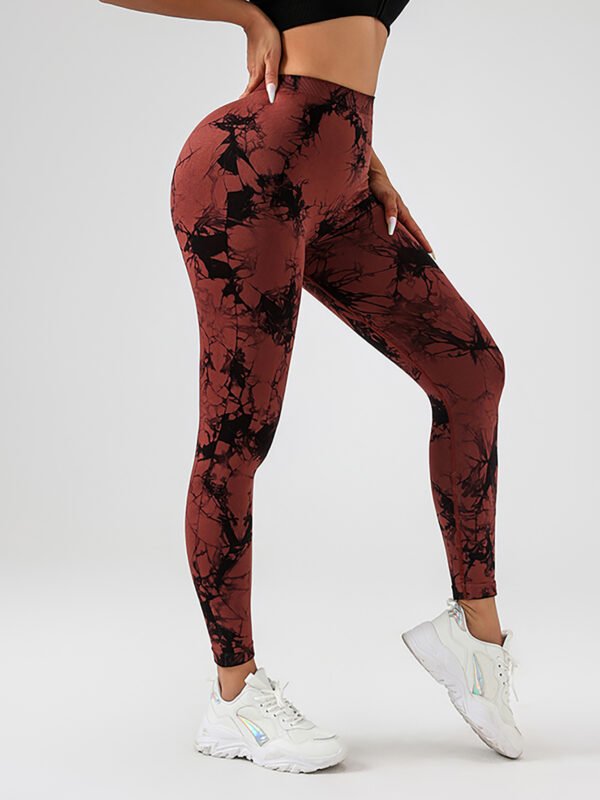 a9e546b4-0ae4-46cc-8cdd-a66b5f73eadf.jpg 3 Pack Women's Scrunch Workout Leggings, High Waisted Butt Lifting Tie-dye V Back Waist Seamless Gym Yoga Leggings, Workout Leggings For Women Jada Leggings