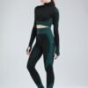 Women's European And American Sports High Waist Yoga Clothes Three-piece Suit